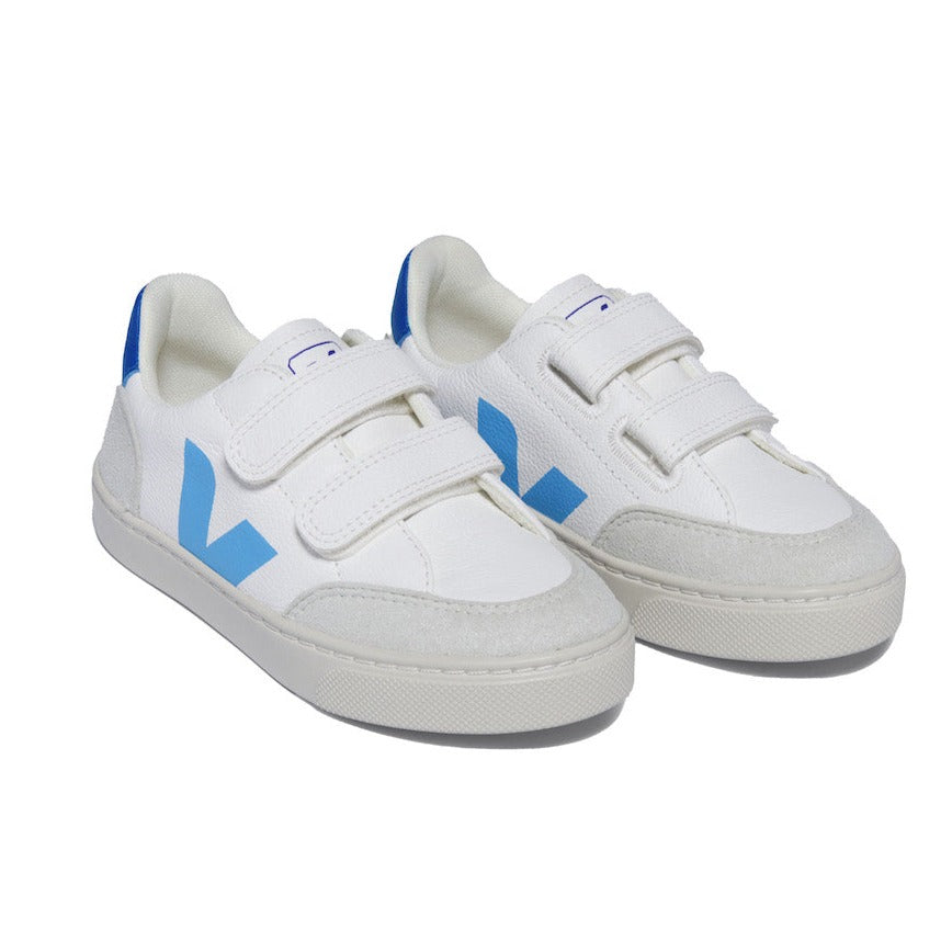 V-12 White Aqua Paros Velcro Sneaker