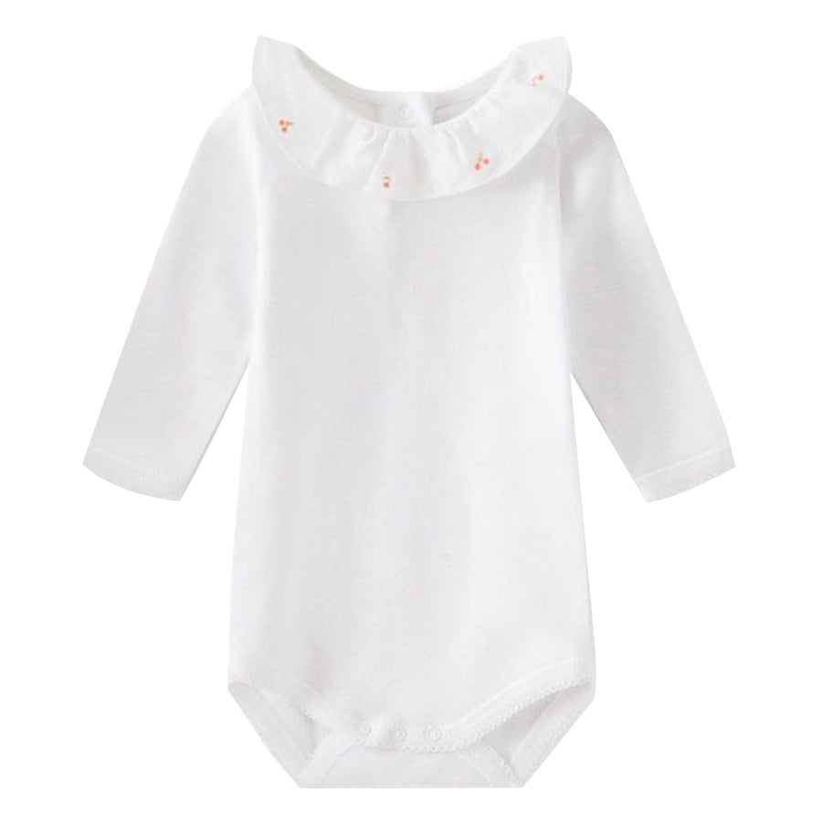 April Cherry Collar Onesie