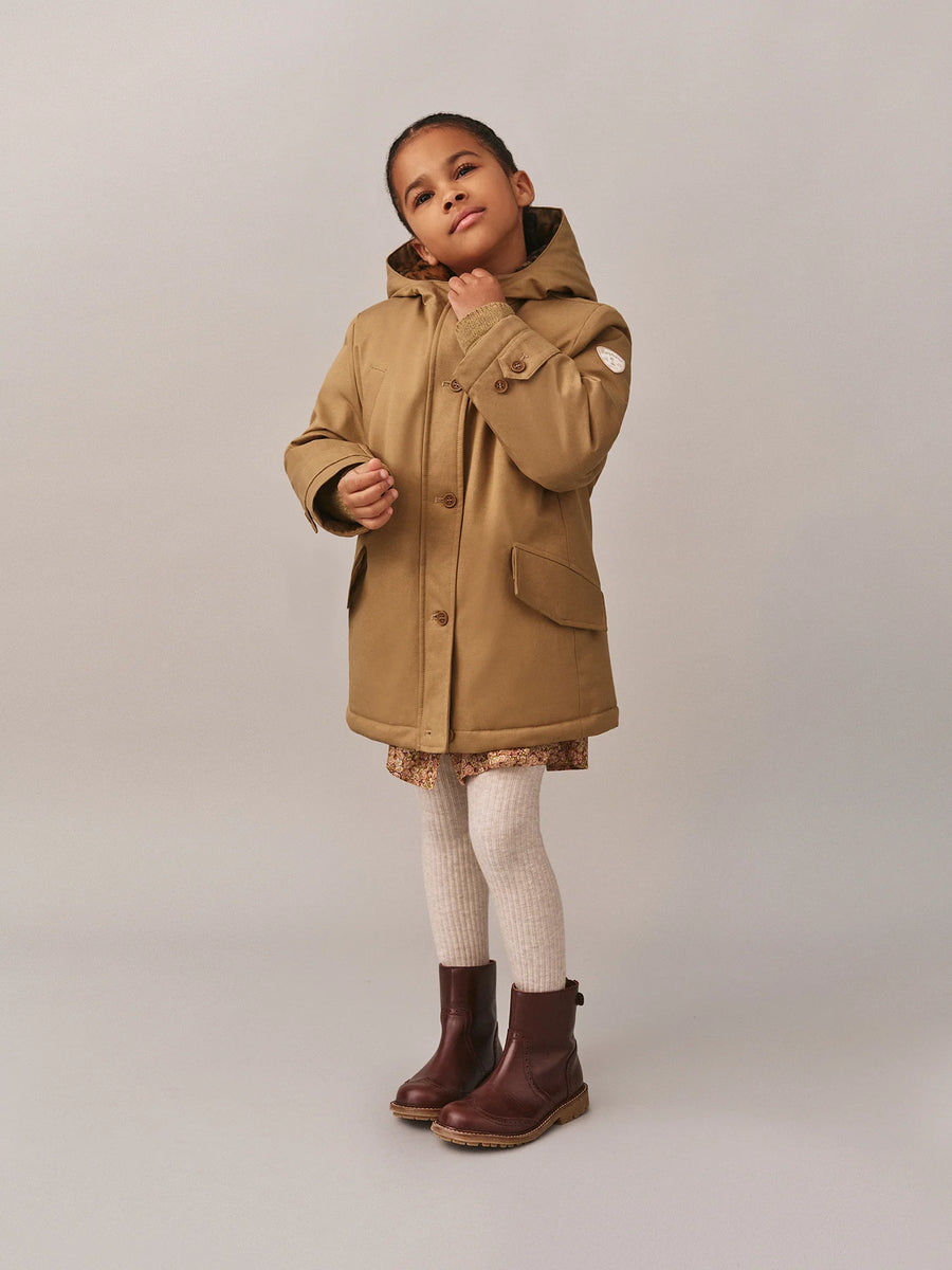 Janova Leopard Hooded Parka