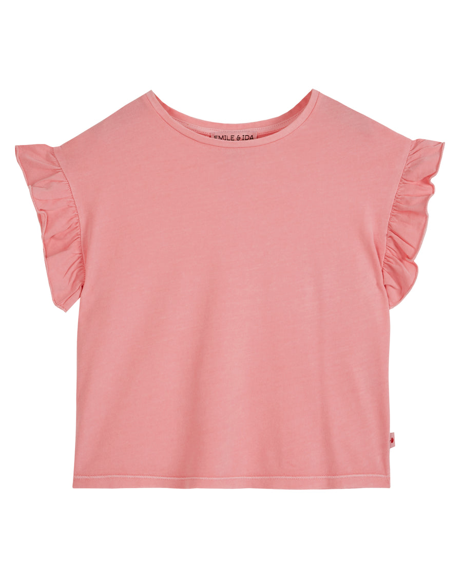 Magnolia Pink Ruffled T-Shirt