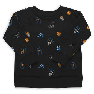 Basketball Organic Printed Sweatshirt