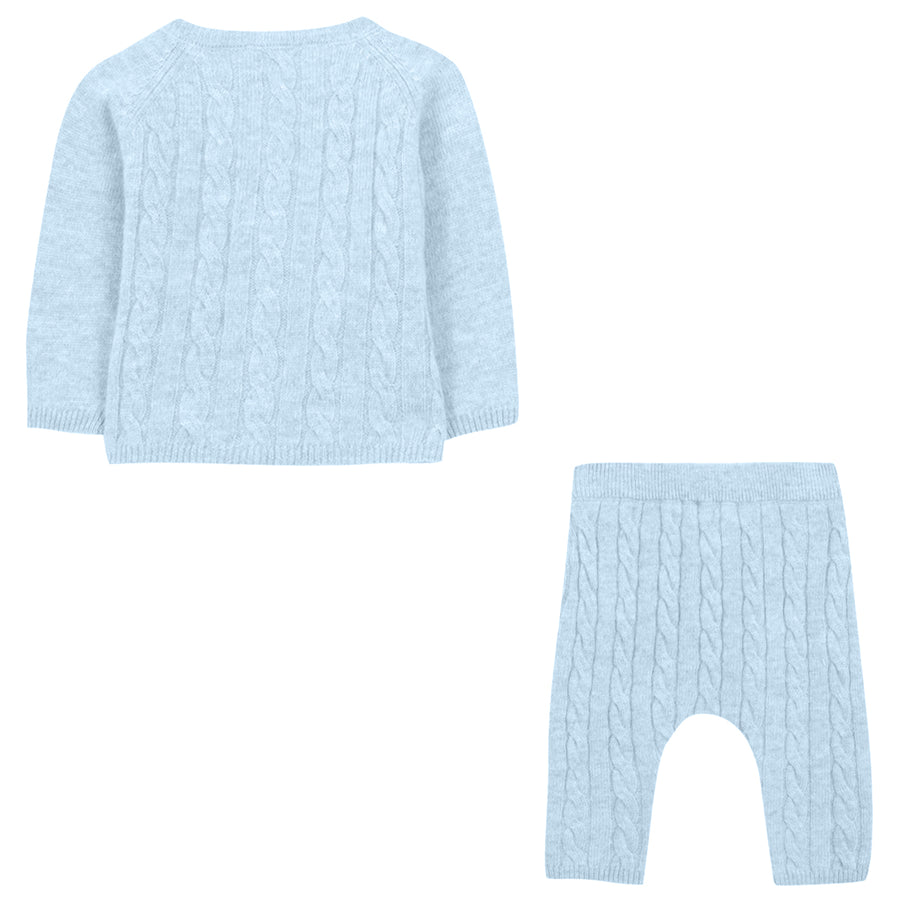 Sky Blue Cableknit Set