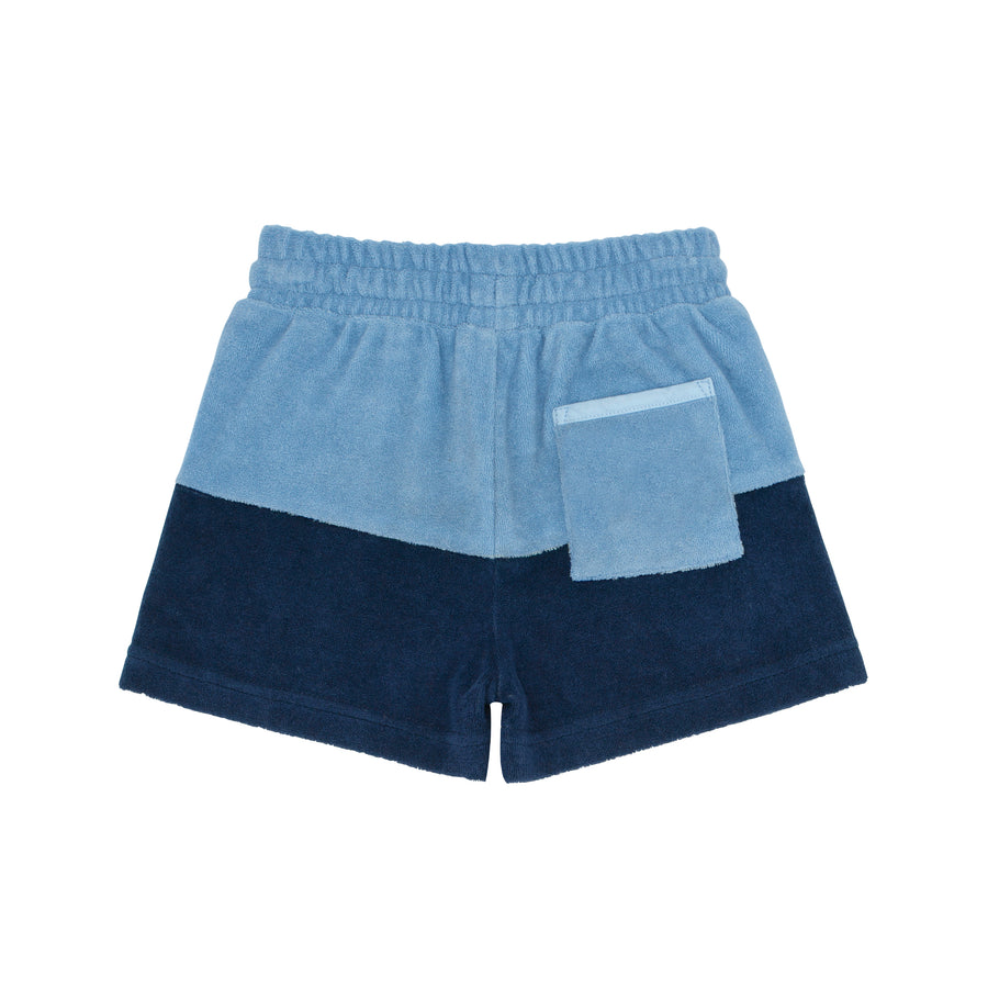 Colorblock French Terry Short