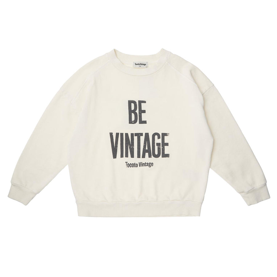 Be Vintage Organic Sweatshirt