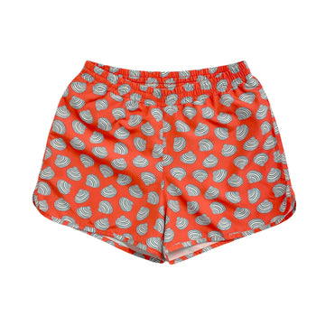 Luis Tangerine Shell Swimsuit