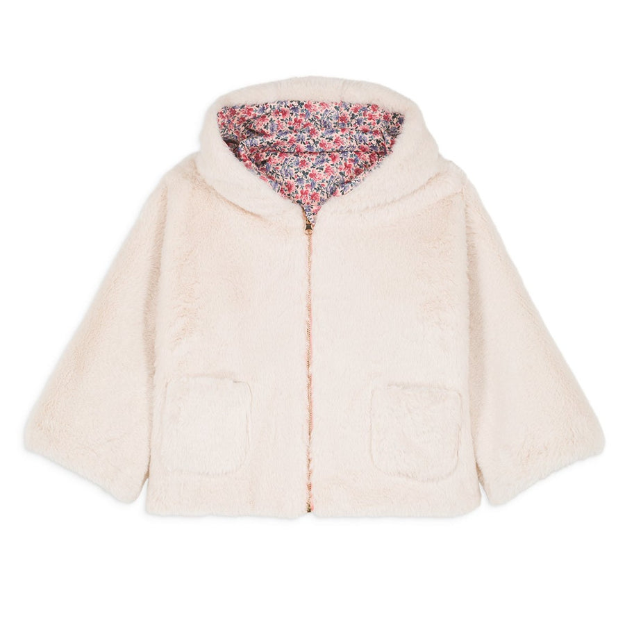 Felvet Reversible Blush Floral Baby Jacket