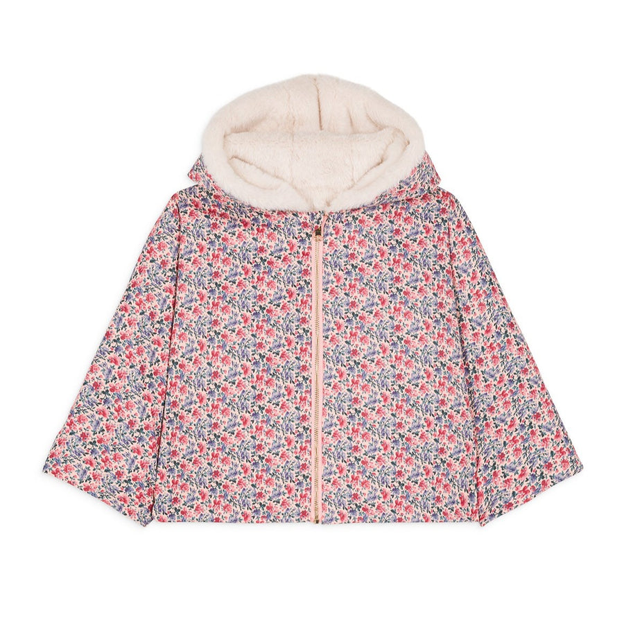 Felvet Reversible Blush Floral Baby Jacket