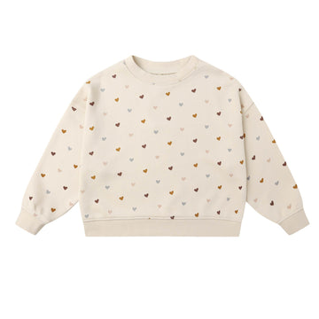 Boxy Heart Pullover Sweatshirt