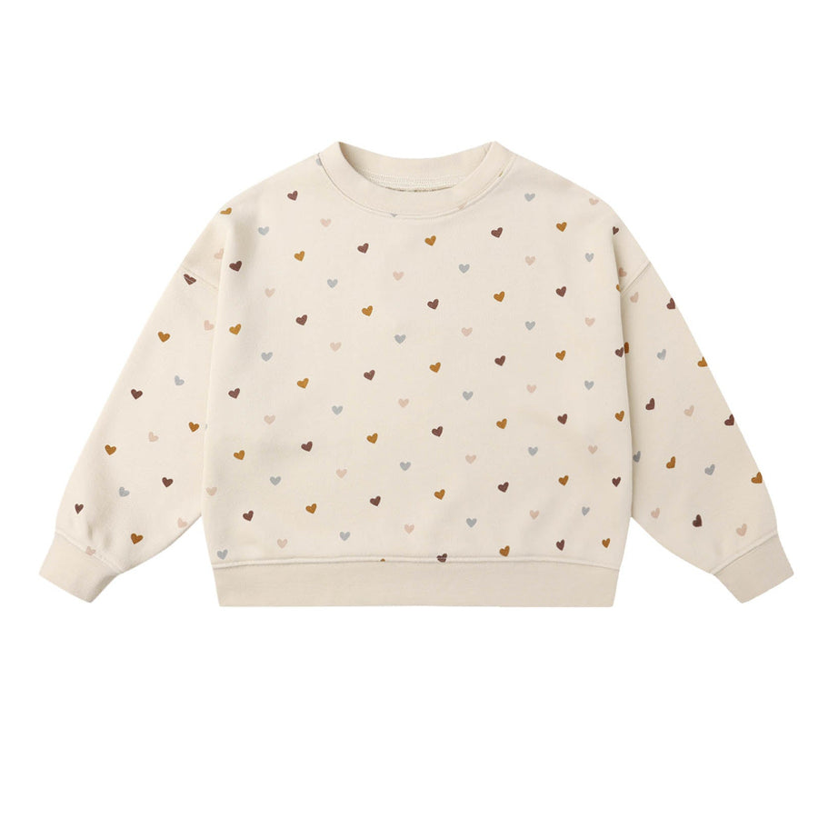 Boxy Heart Pullover Sweatshirt