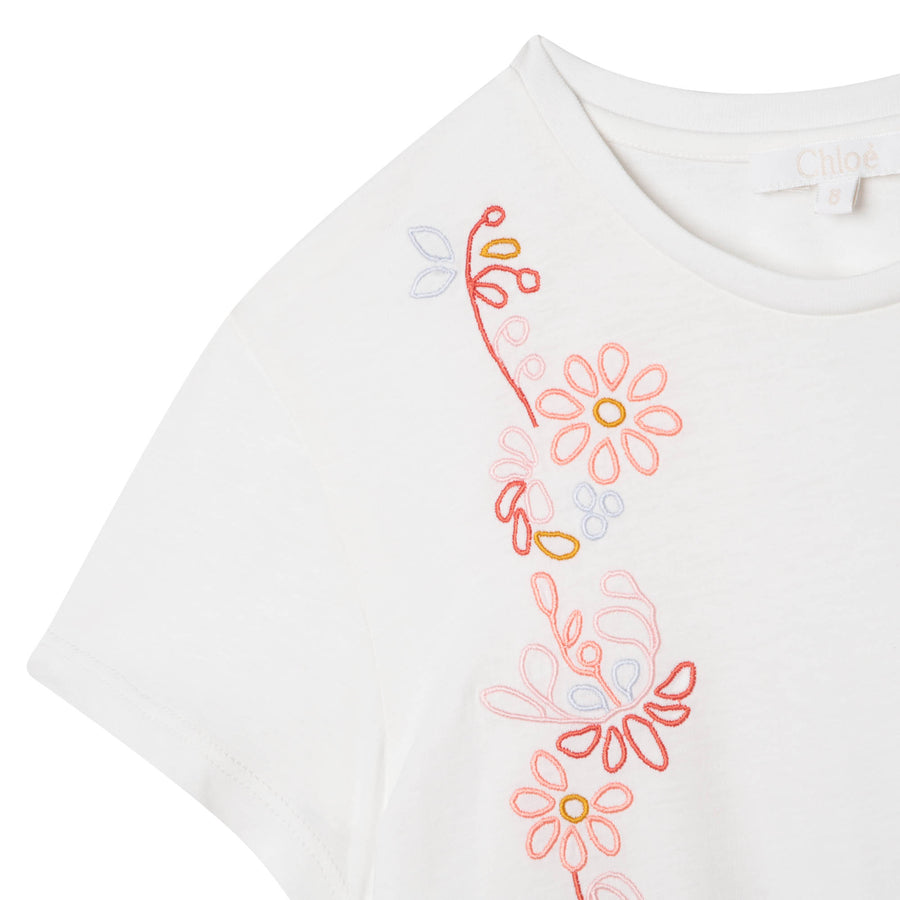 Cropped Floral T-Shirt