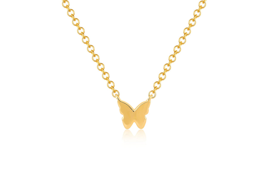 Baby Gold Butterfly Necklace