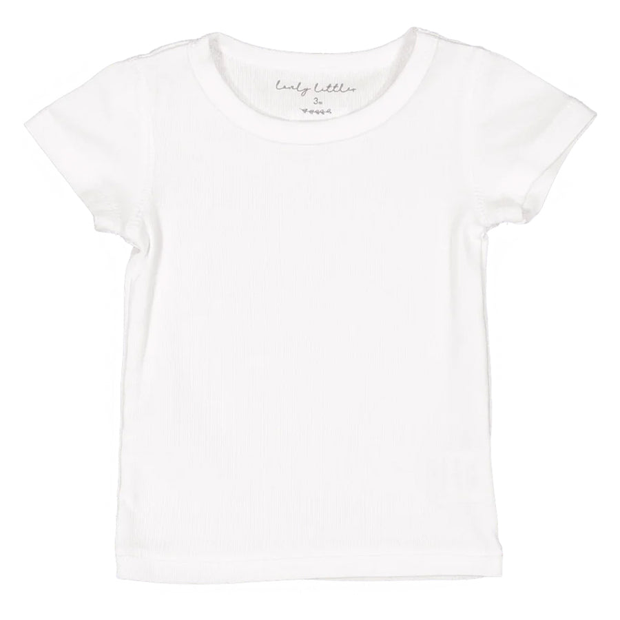 White Solid Tee