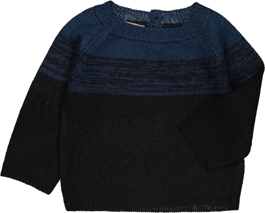 Robertino Navy Ombre Sweater