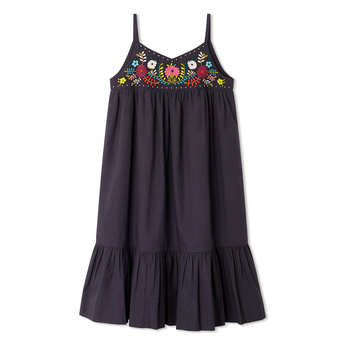 Anya Grey – Mini Les Embroidered Dress Floral