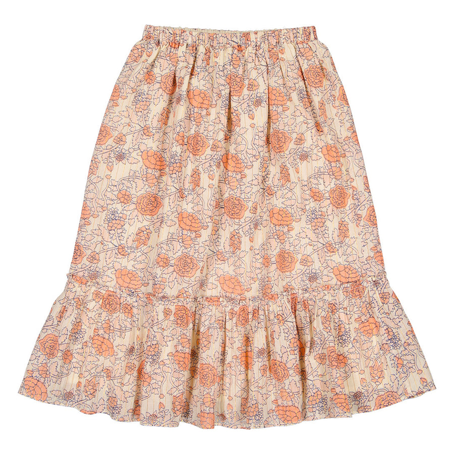 Rachel Indian Flower Lurex Skirt