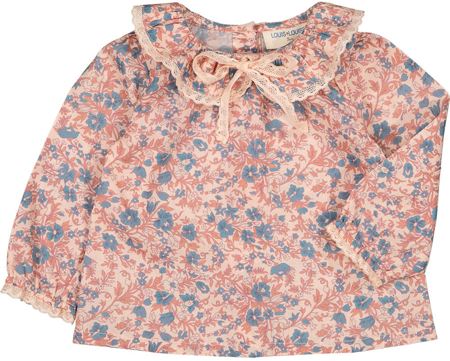Alicia Pink Vintage Flower Tunic