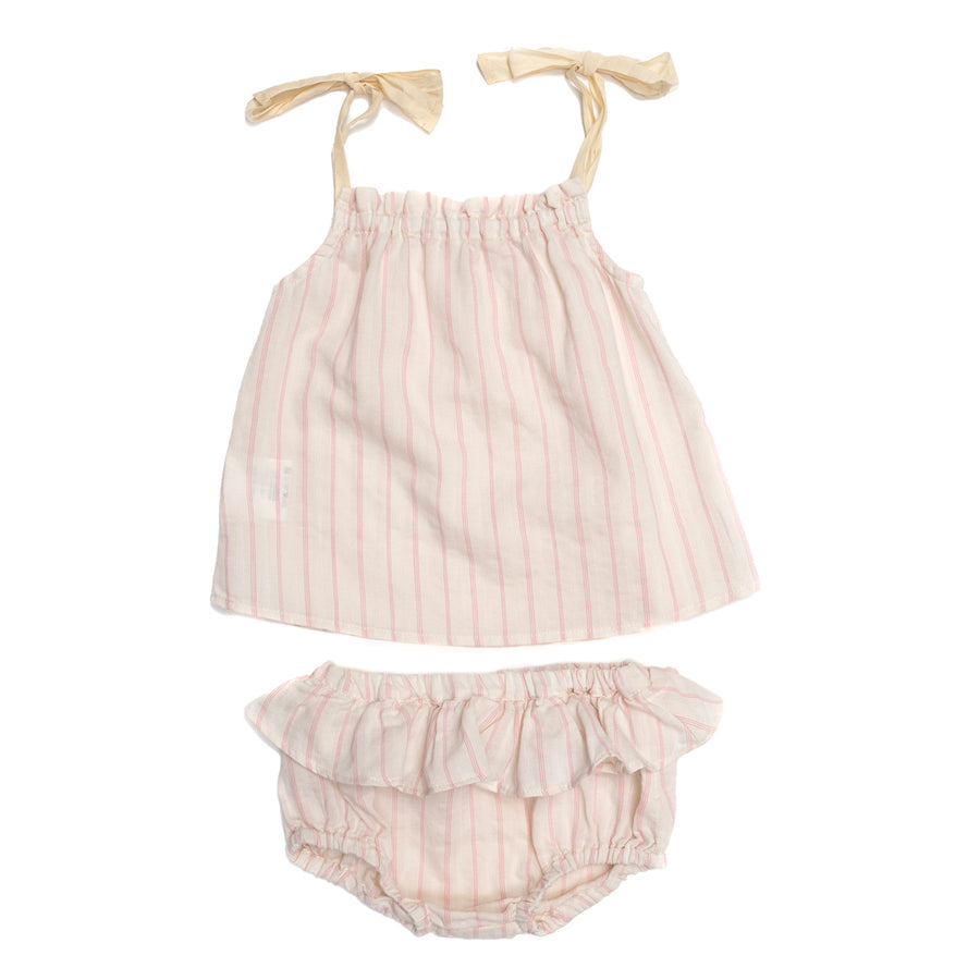 Isotta Striped Top and Bloomer Set